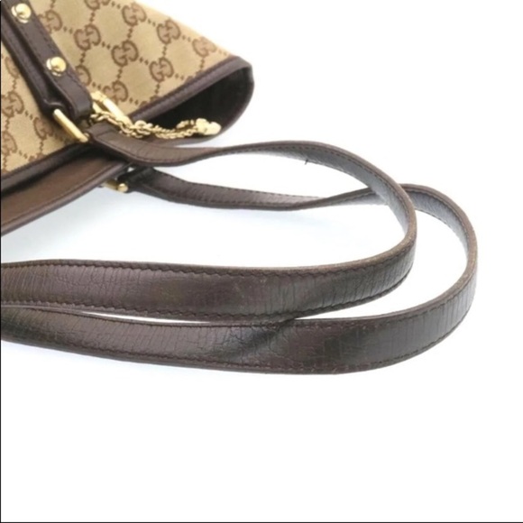 Sherry line Gucci handbag tote GG - Picture 13 of 14